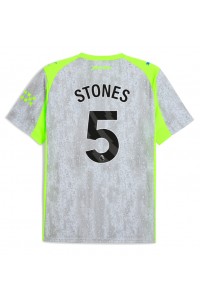 Fotbalové Dres Manchester City John Stones #5 Třetí Oblečení 2025-26 Krátký Rukáv